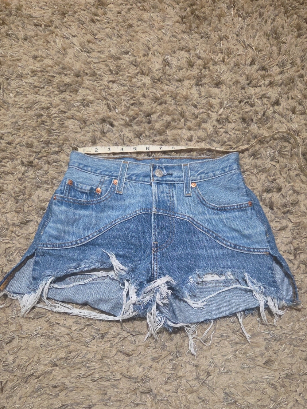 Levis Western Yoke Shorts